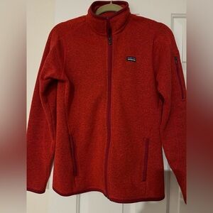 Patagonia Vibrant Red Zip-Up Fleece